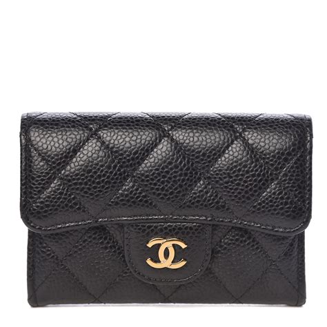 chanel card holder with flap.